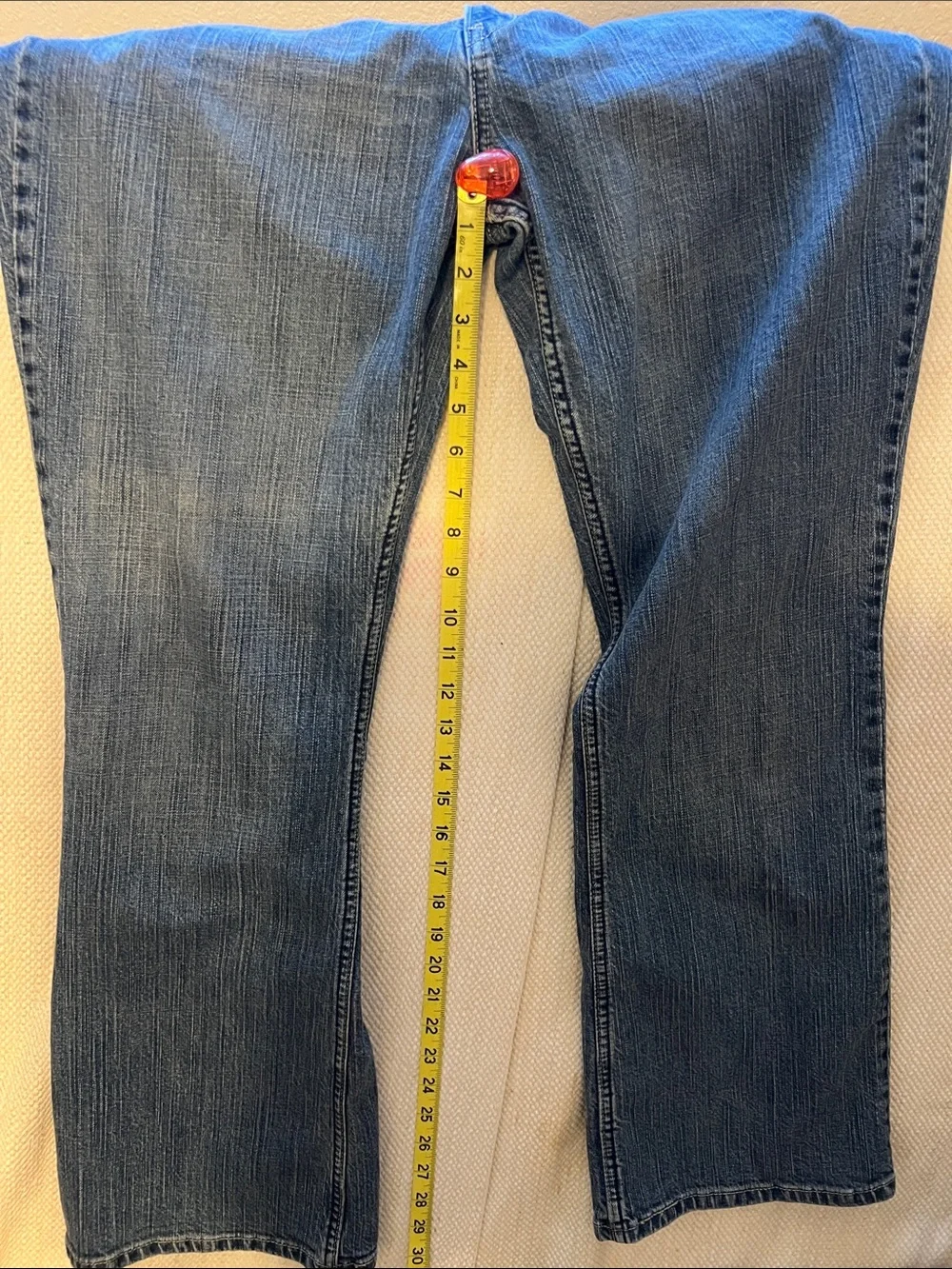 Levi’s Strauss Women’s Low Rise Boot Cut Jeans in Blue Denim